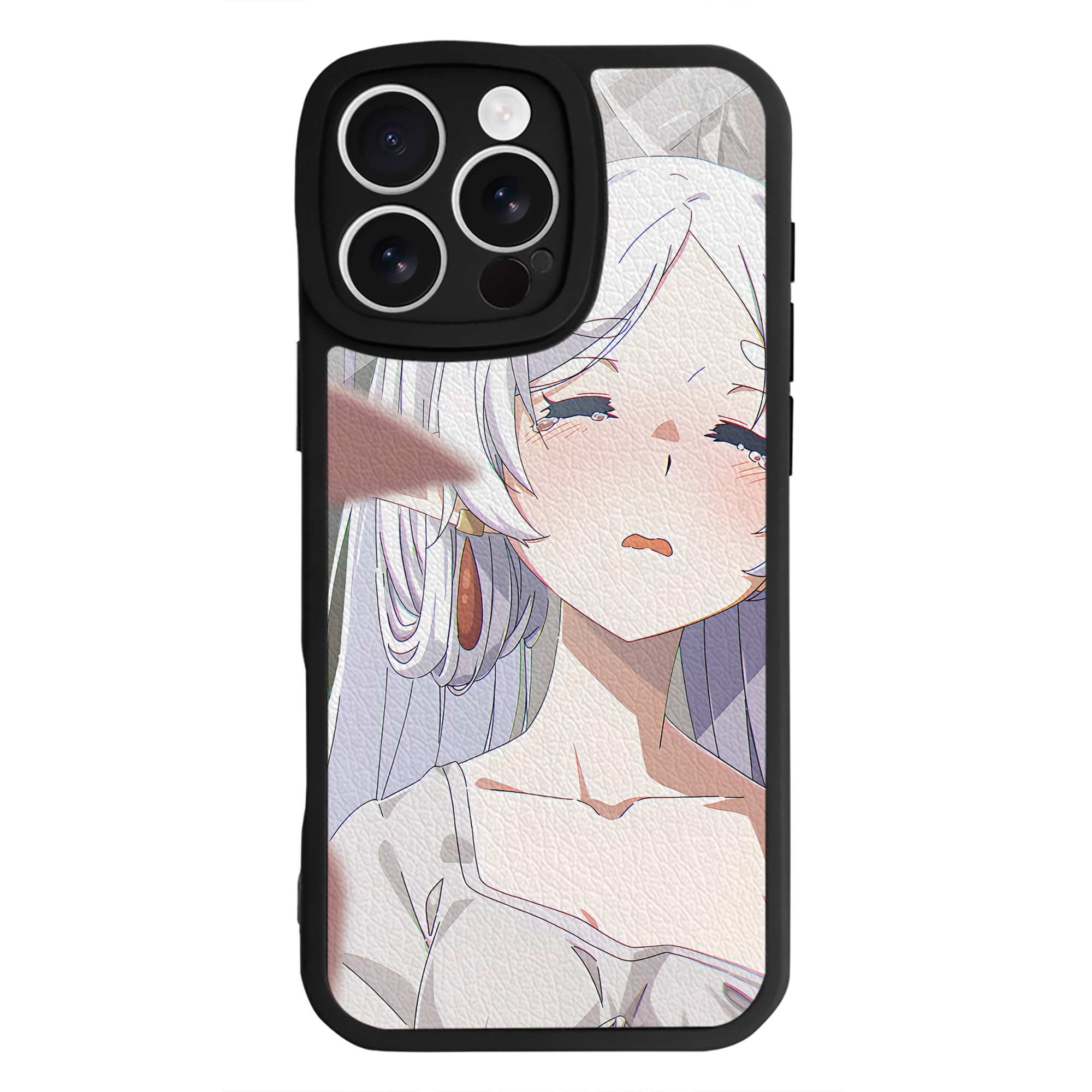 （画像用） 葬送のフリーレン Frieren 【iPhone 16シリーズ対応】シリコンスマホケース（レザー調） 材質：シリコン